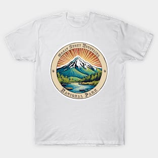 Vintage Retro Sticker - Majestic Great Smoky Mountains National Park T-Shirt